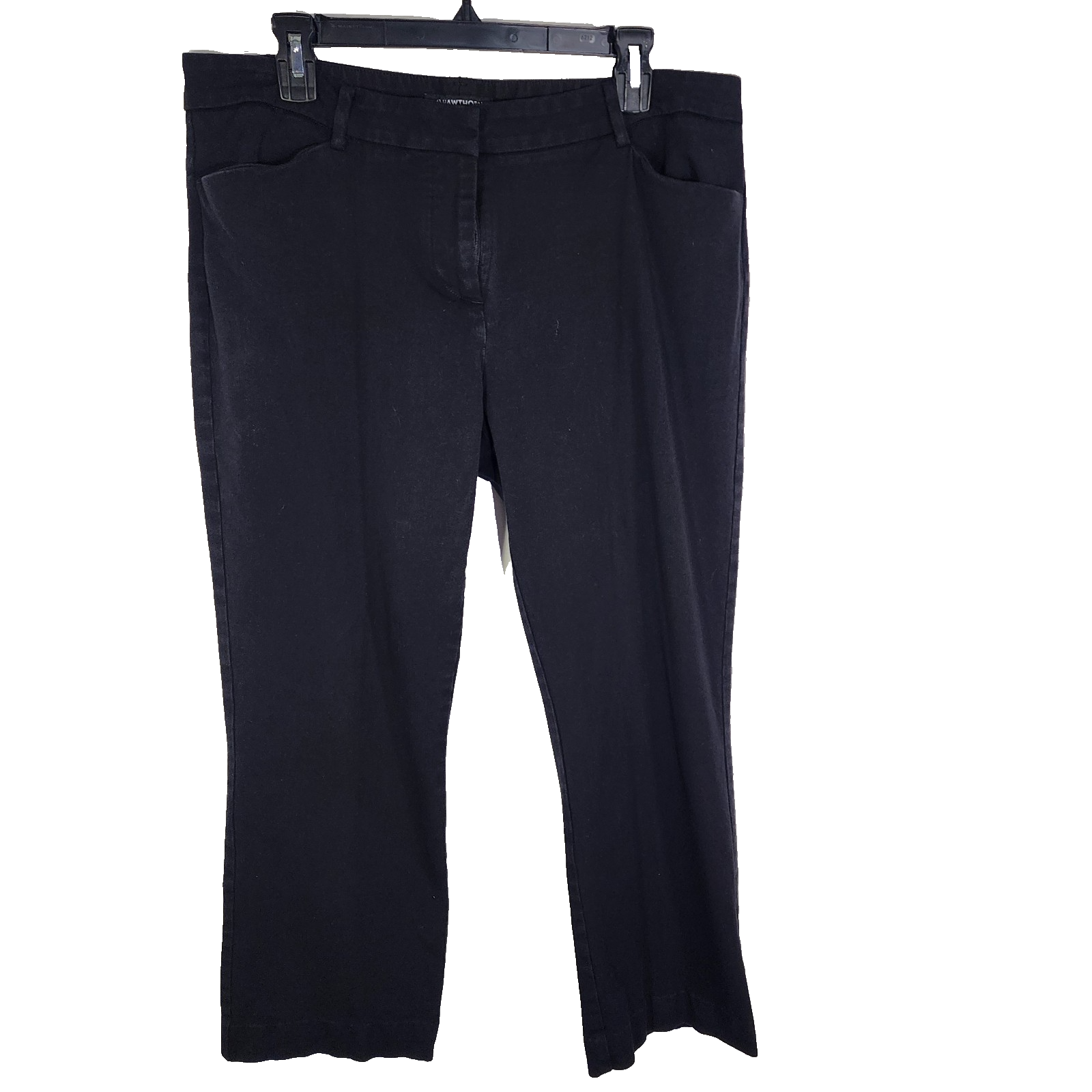 41 Hawthorn Womens Bethany Bootcut Pant Size 14 Black Onyx Work Career Office